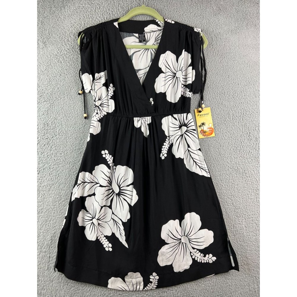 New Favant Hawaii The Shoulder Dress Beach Dress Size S Floral